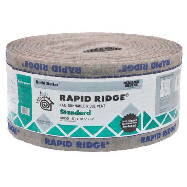 Benjamin Obdyke Rapid Ridge Ridge Vent 10-1/2" x 50'