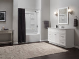 Delta Foundations Chrome 1-Handle Bathtub and Shower Faucet with Valve, Model B114915C