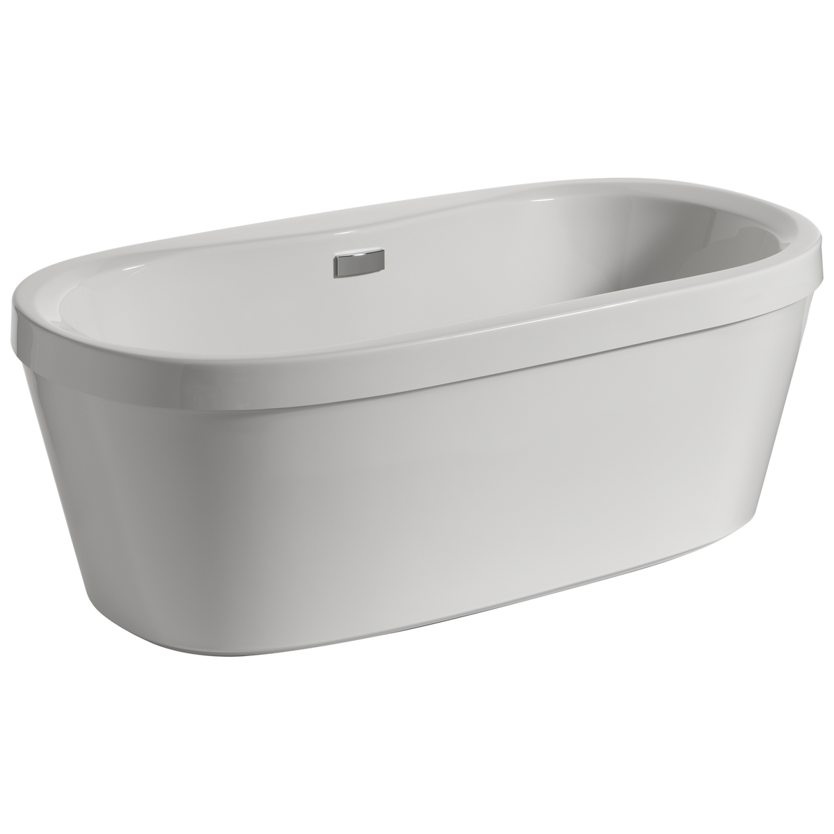 Delta Synergy 68 in. x 36 in. Soaking Bathtub with Center Drain in White