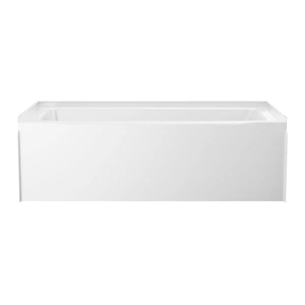 Delta Classic 500 60 in. x 32 in. Soaking Bathtub with Left Drain, High Gloss White