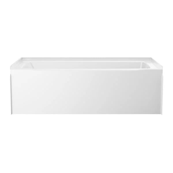 Classic 500 60 in. x 32 in. Soaking Bathtub with Right Drain in High Gloss White