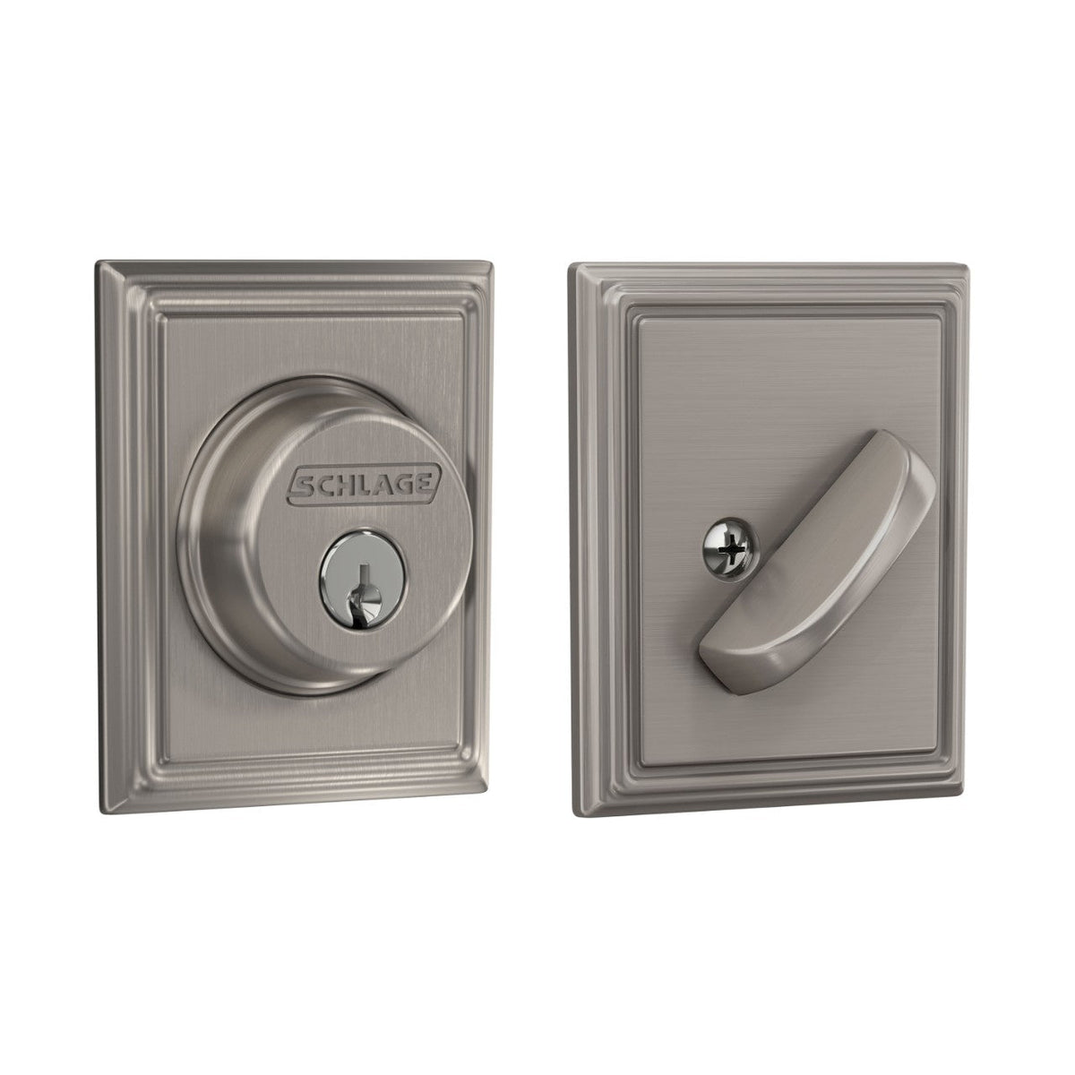 Schlage Addison Single Cylinder Deadbolt – Matte Black
