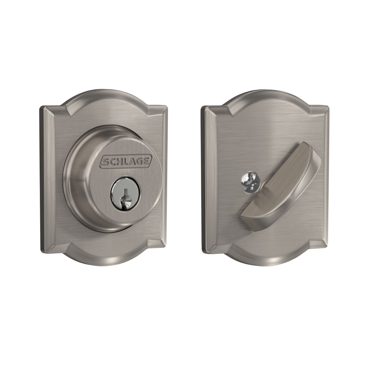 Schlage Camelot Aged Bronze Single Cylinder Deadbolt