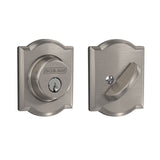 Schlage Camelot Aged Bronze Single Cylinder Deadbolt