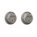 Schlage Satin Nickel Double Cylinder Deadbolt, B62 619