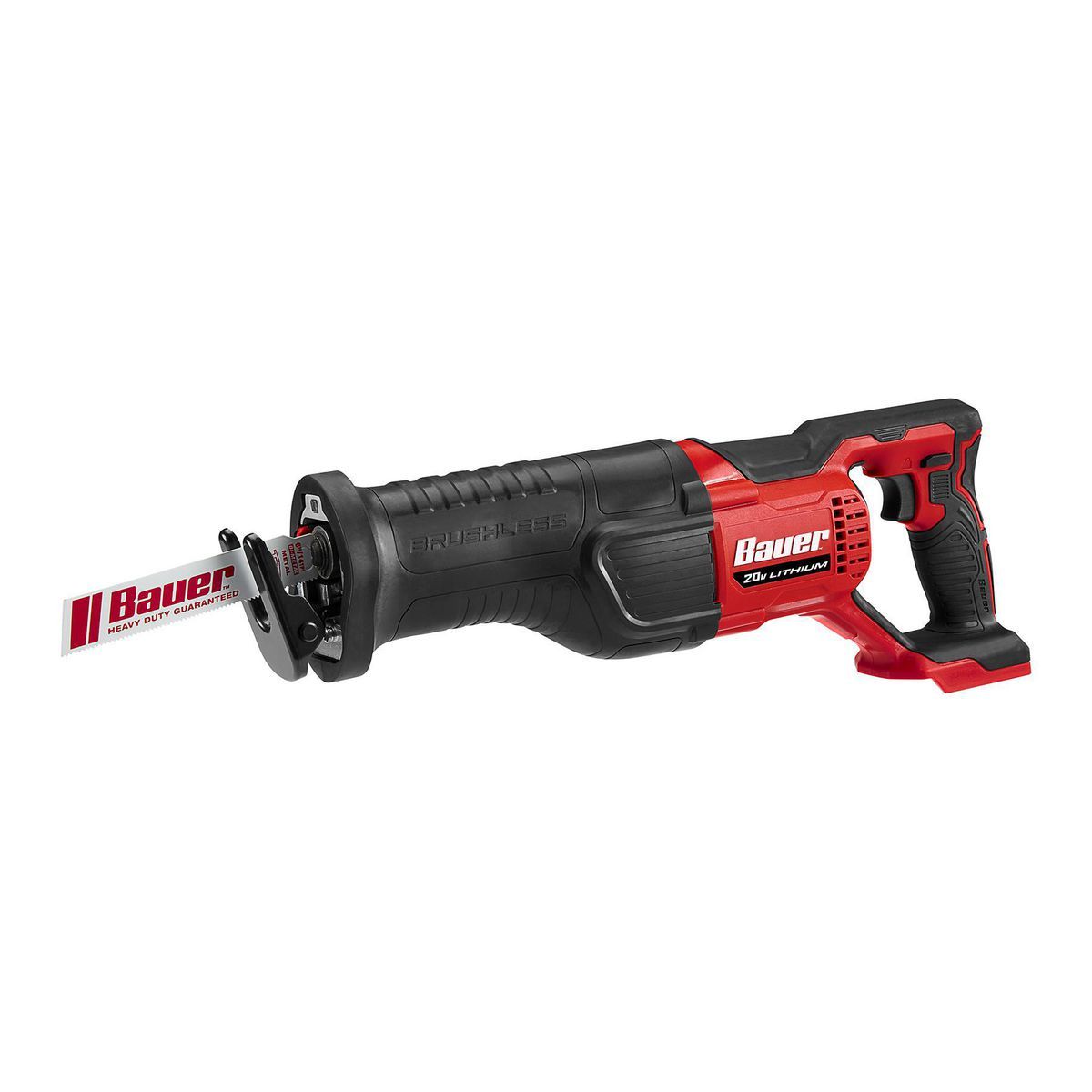 BAUER 20V Brushless Cordless Reciprocating Saw - Tool Only