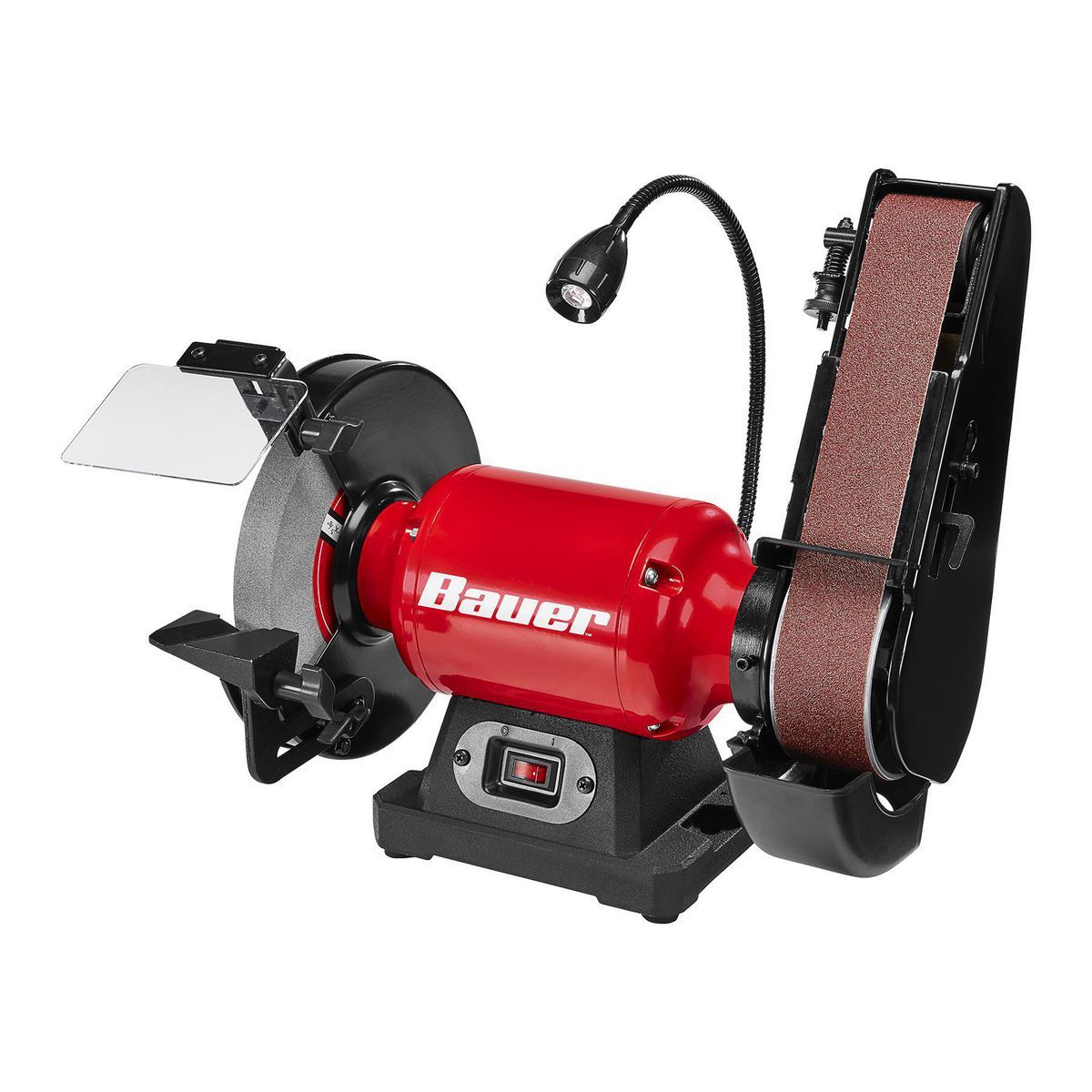 BAUER 8 in. Bench Grinder with Belt Sander