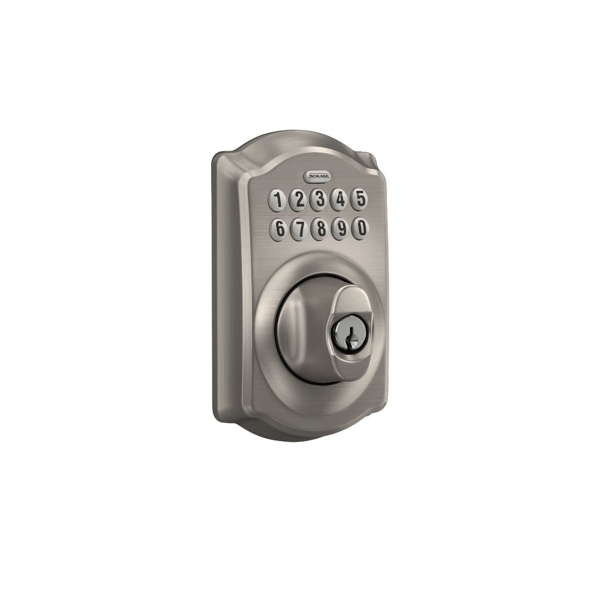 Schlage Camelot Aged Bronze Keypad Electronic Deadbolt, 2-Pack