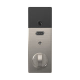 Schlage Connect Century Satin Nickel Touchscreen Deadbolt with Alarm, Z‑Wave Plus