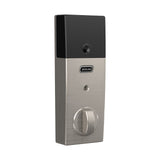 Schlage Connect Century Satin Nickel Touchscreen Deadbolt with Alarm, Z‑Wave Plus