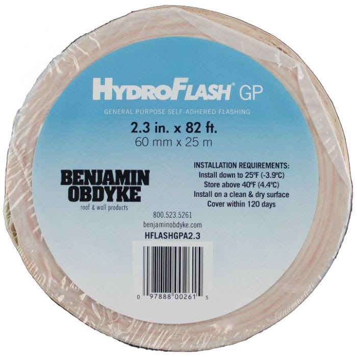 Benjamin Obdyke HydroFlash GP Self-Adhered Flashing 2.3" x 82'