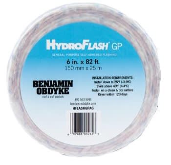 Benjamin Obdyke HydroFlash GP Self-Adhered Flashing 6" x 82'