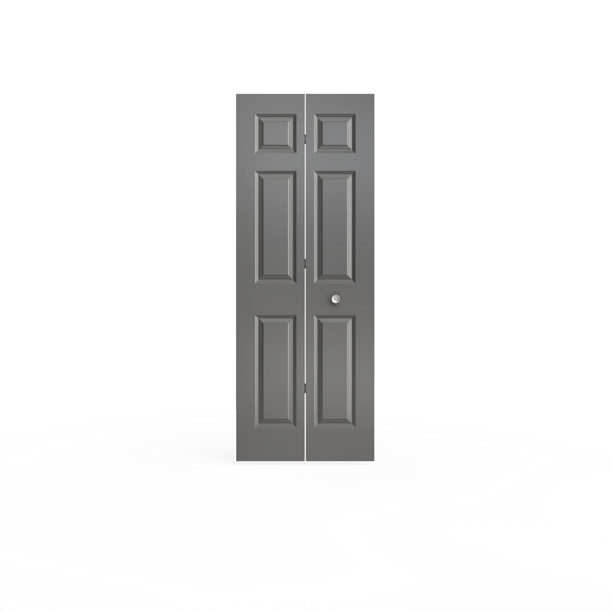 Masonite Traditional 36-in x 78-in 6-Panel Primed Molded Composite Bifold Door (Hardware Included)