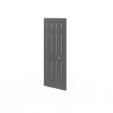 Masonite Traditional 36-in x 78-in 6-Panel Primed Molded Composite Bifold Door (Hardware Included)