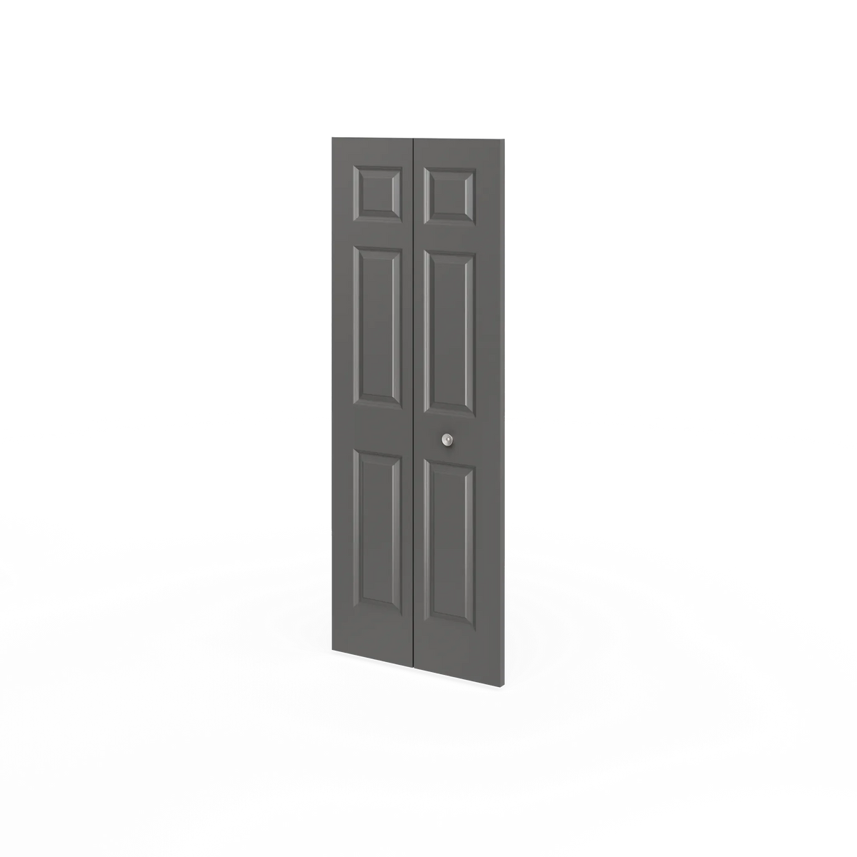 Masonite Traditional 24-in x 80-in 6-Panel Primed Molded Composite Bifold Door (Hardware Included)