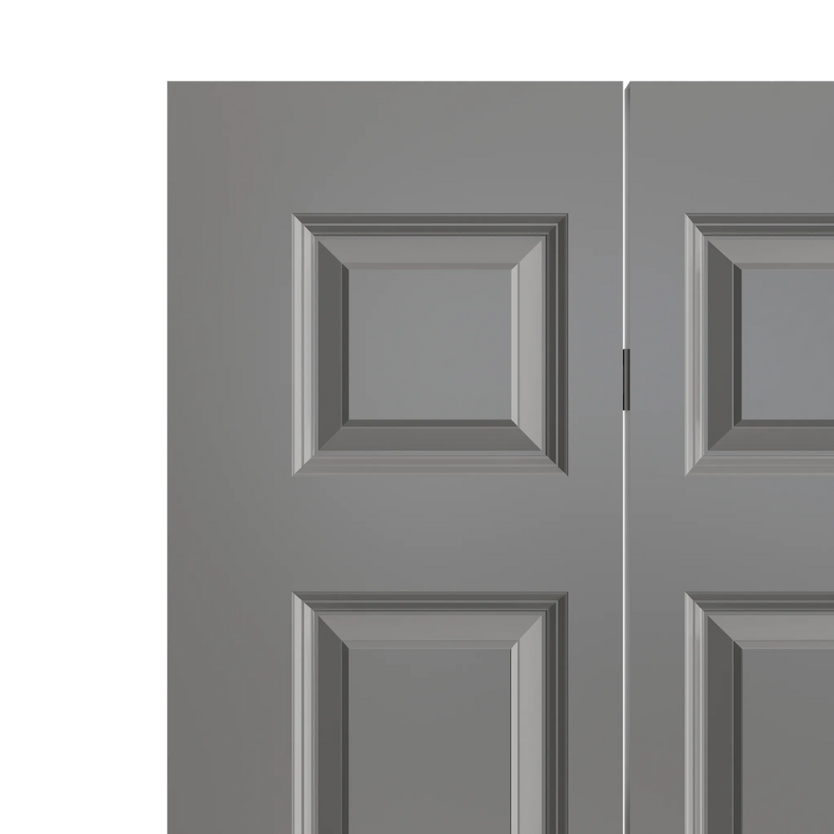 Masonite Traditional 36-in x 78-in 6-Panel Primed Molded Composite Bifold Door (Hardware Included)