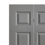 Masonite Traditional 36-in x 78-in 6-Panel Primed Molded Composite Bifold Door (Hardware Included)