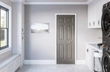 Masonite Traditional 24-in x 80-in 6-Panel Primed Molded Composite Bifold Door (Hardware Included)