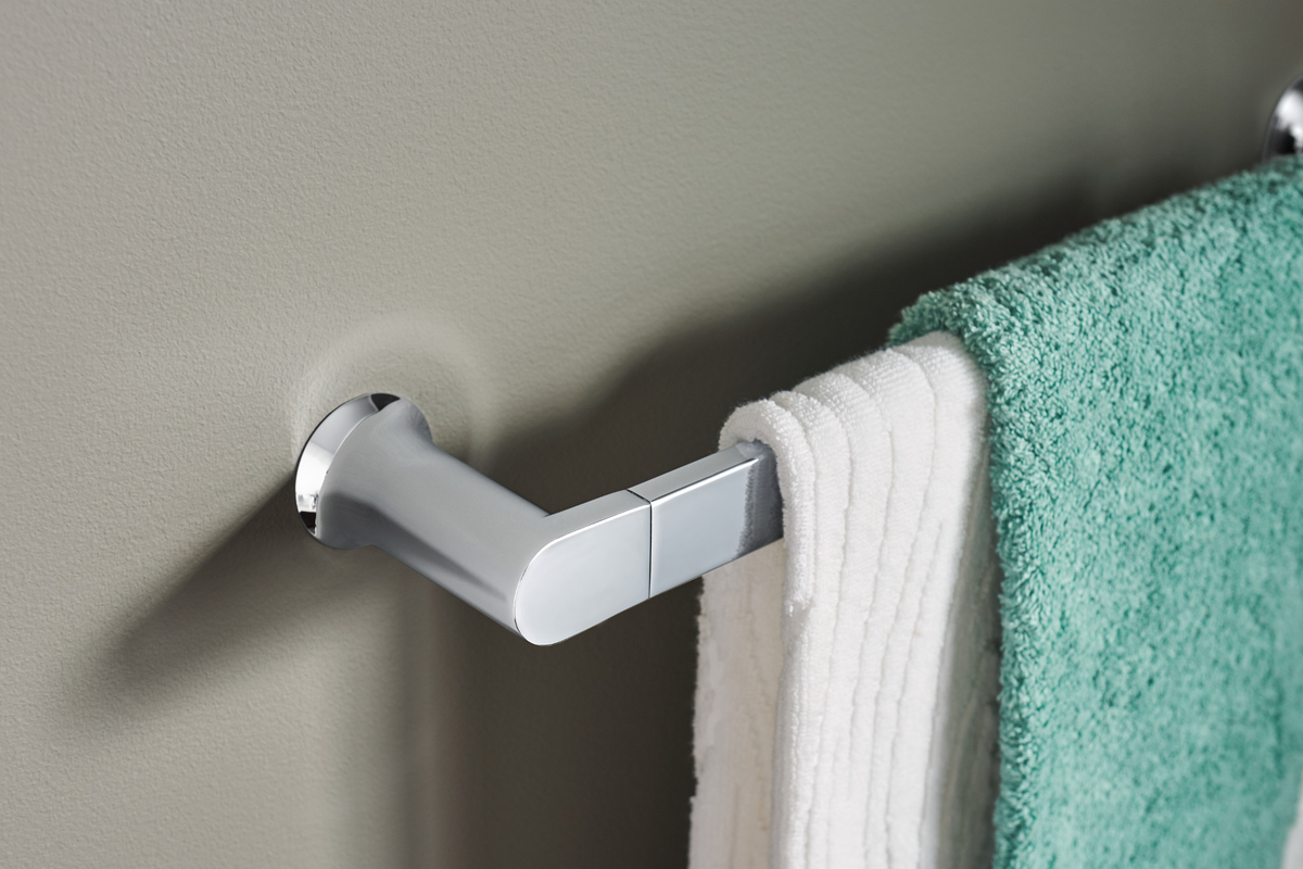 Moen Genta 24 in. Towel Bar in Brushed Nickel
