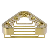 Allied Brass Corner Soap Basket in Unlacquered Brass