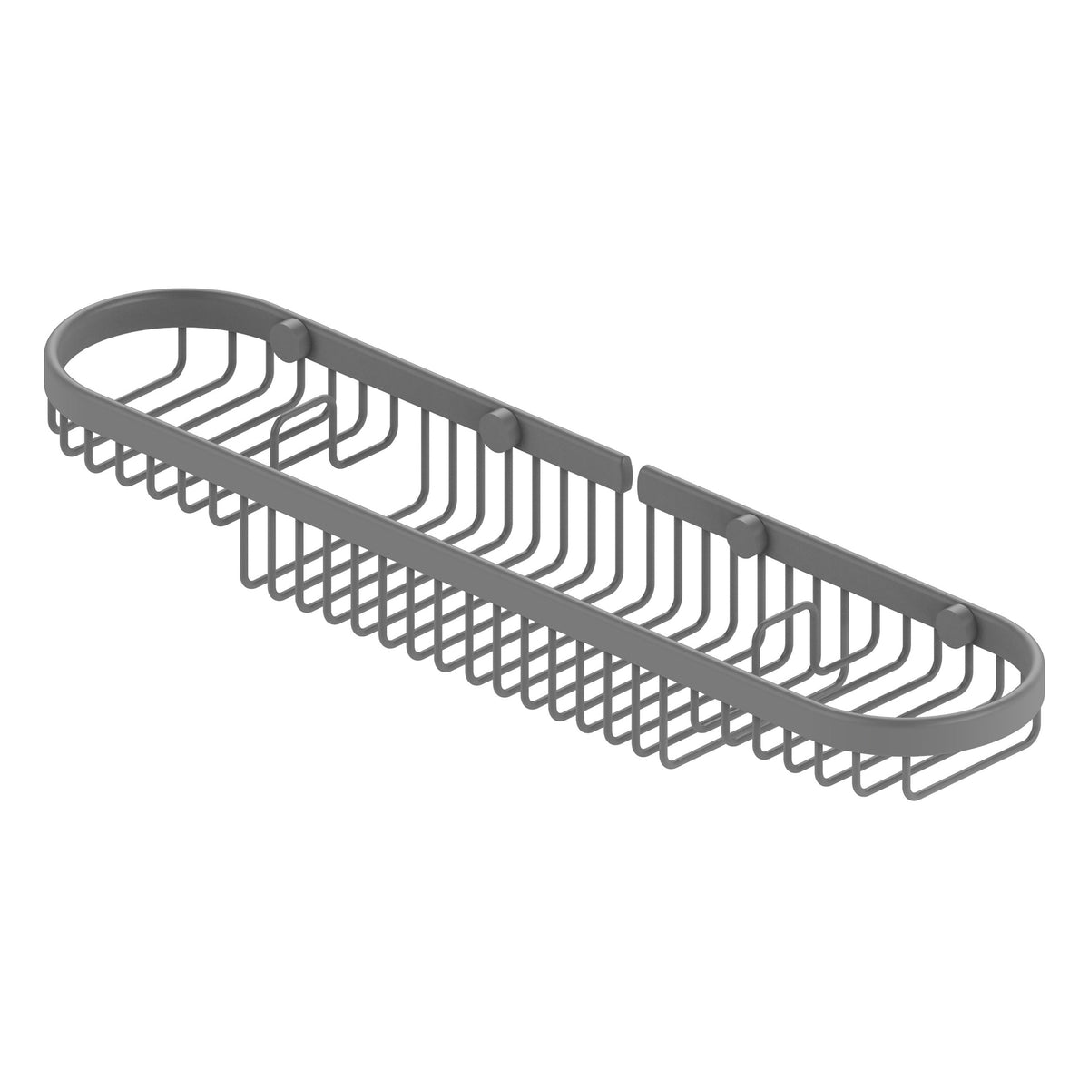 Allied Brass Oval Combination Shower Basket in Antique Brass