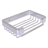 Allied Brass Rectangular Soap Basket in Unlacquered Brass