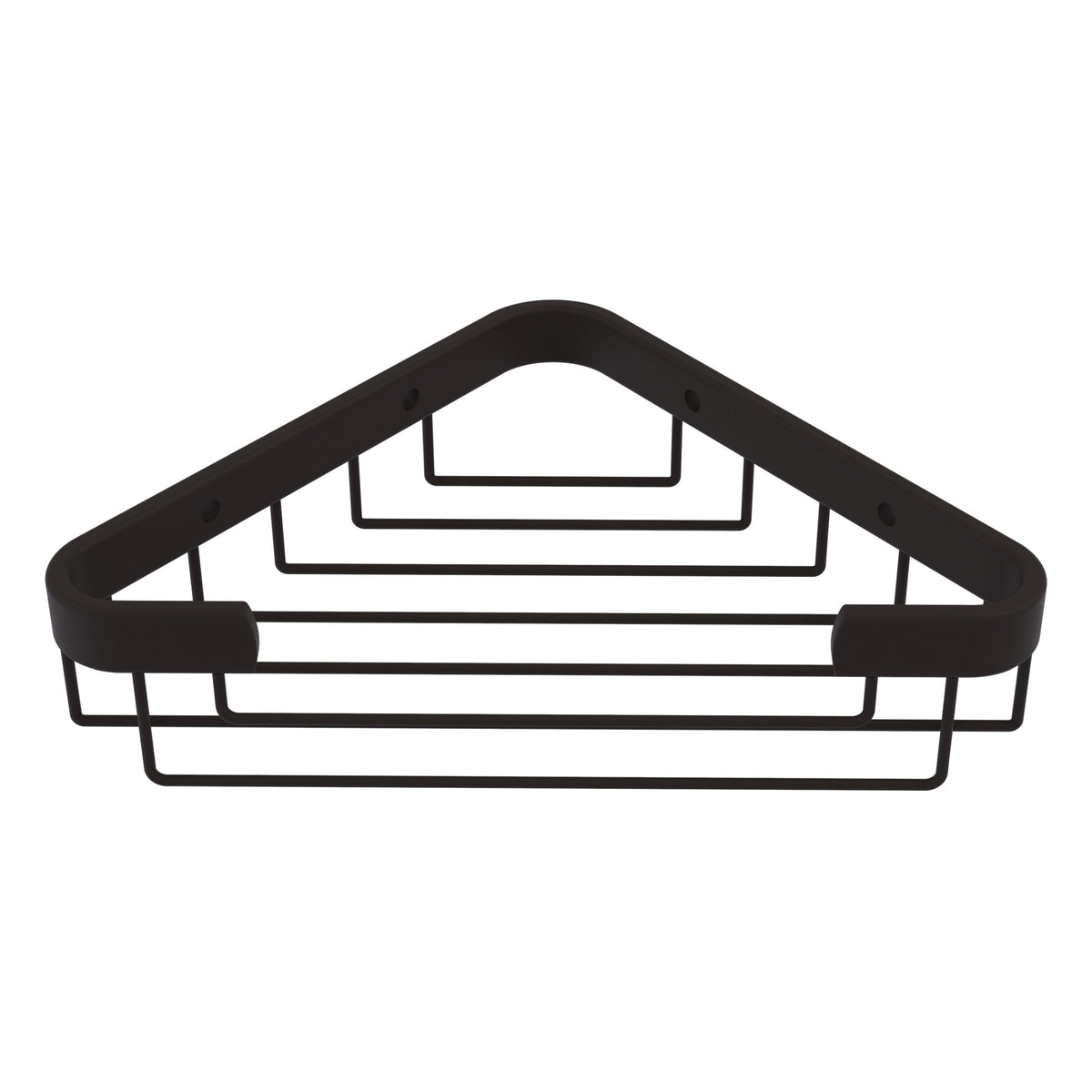 Allied Brass 1.3-in H Screw-Mount Solid Brass Matte Black Hanging Shower Caddy