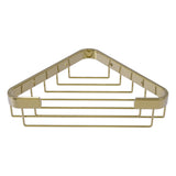 Allied Brass Corner Toiletry Shower Basket in Matte Gray