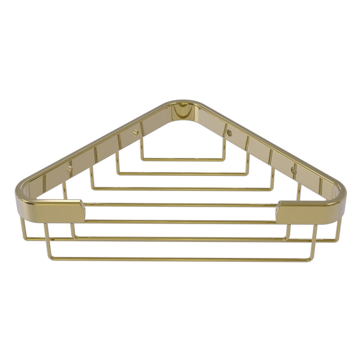 Allied Brass 1.9-in H Screw Mount Solid Brass Satin Chrome Hanging Shower Caddy