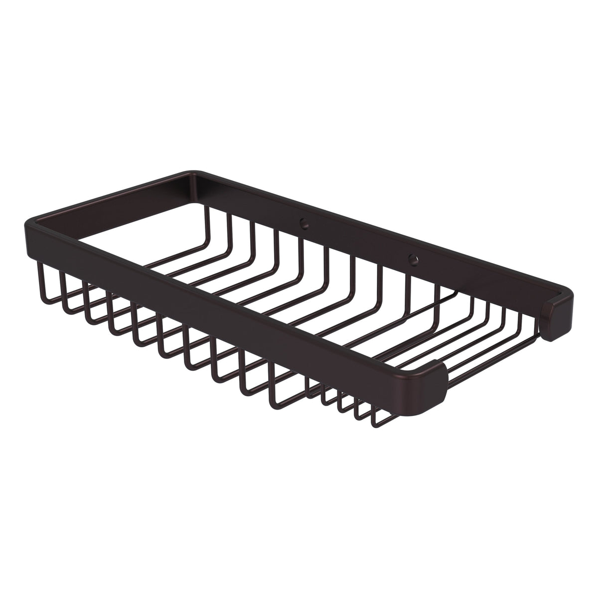 Allied Brass Rectangular Combination Shower Basket in Polished Chrome