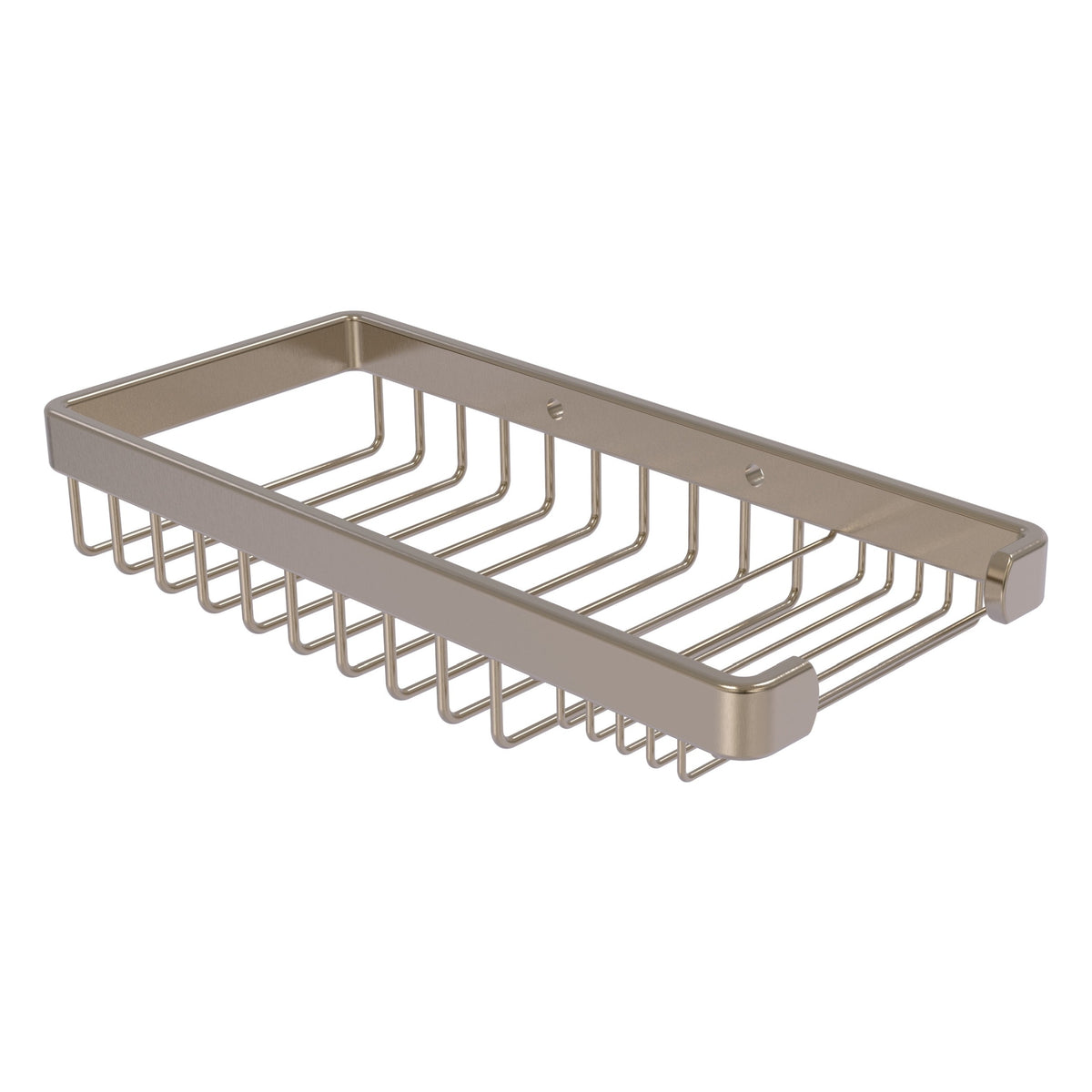 Allied Brass Rectangular Combination Shower Basket in Venetian Bronze, 10.5 x 1.8 x 4.8 in