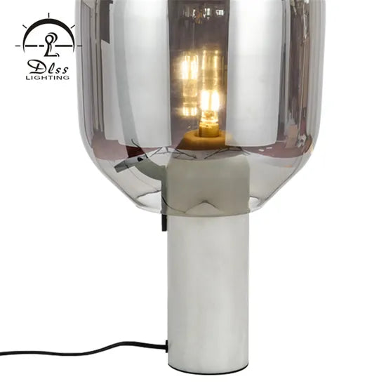 DLSS Lighting Bedroom Study Hotel Bedside Desk Light LED Marble Modern Table Lamp