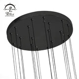 DLSS Lighting Black LED Small Hanging Lamp for Room