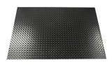 G-Floor Grill Mat, 47 x 32, Diamond Tread, Metallic Silver