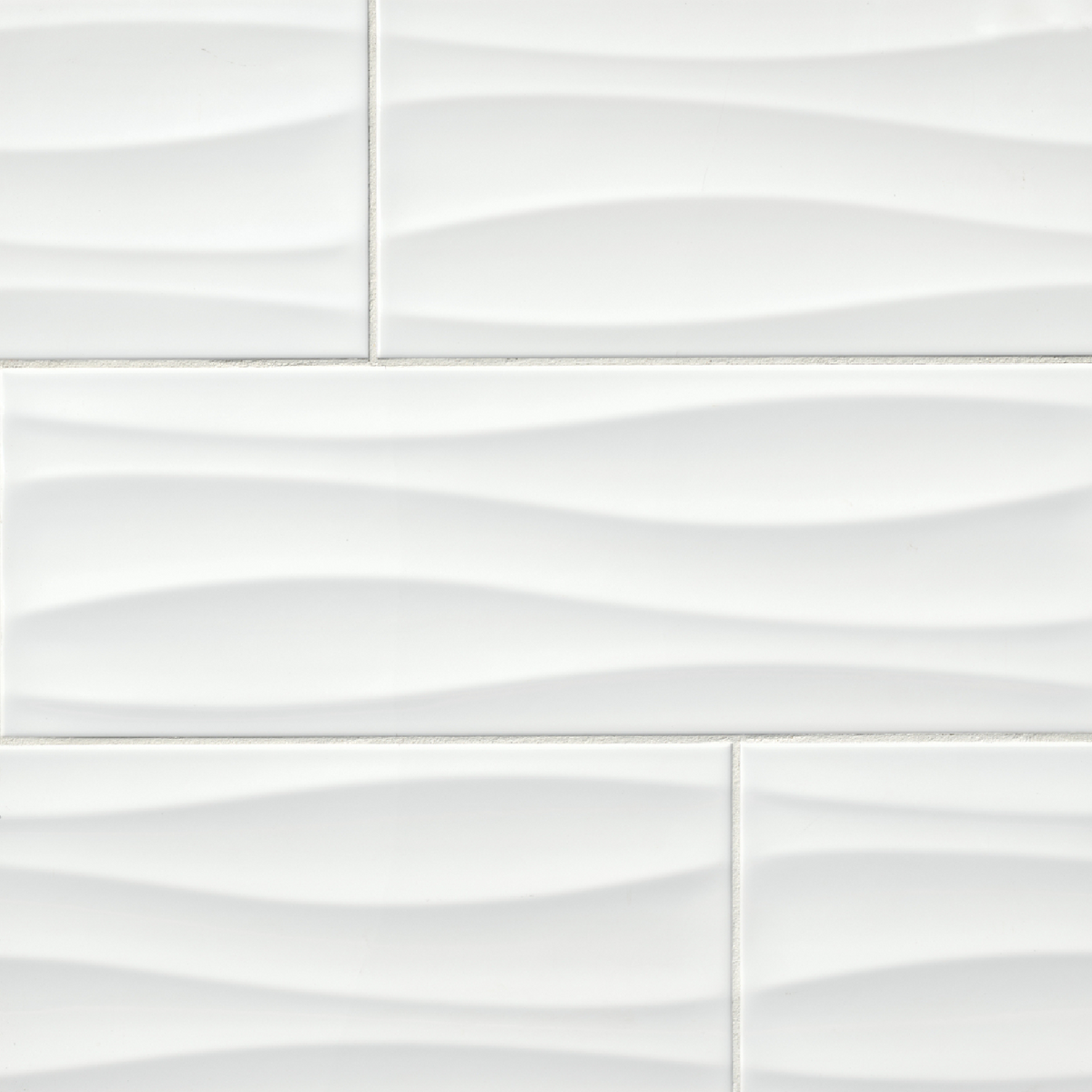 Blanco Waves Ceramic Wall Tile - 8 x 24 in.
