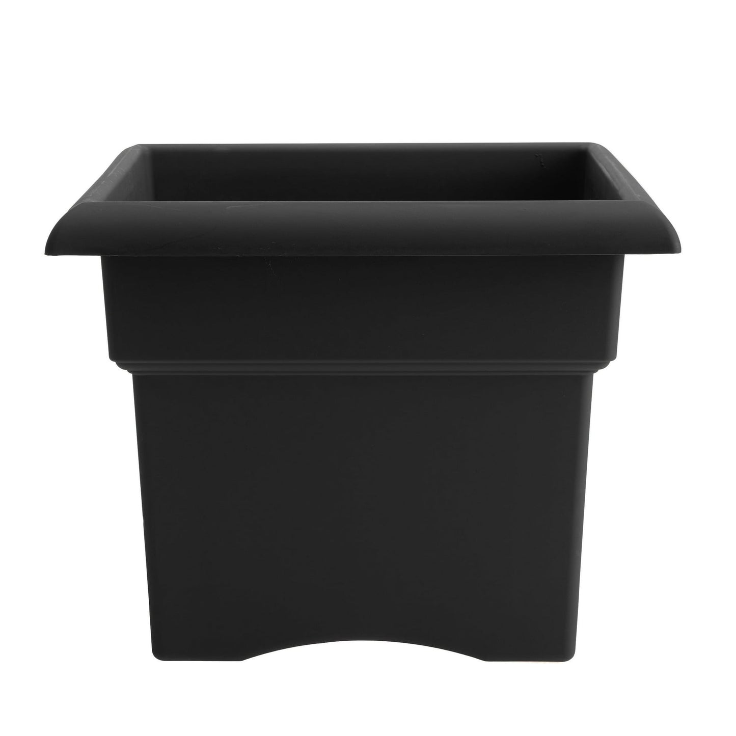 Bloem Veranda Deck Box Planter Square 14" Black