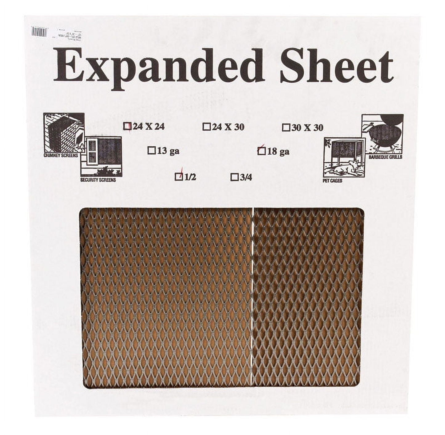 Boltmaster 24 in. x 24 in. Uncoated Steel Metal Sheet
