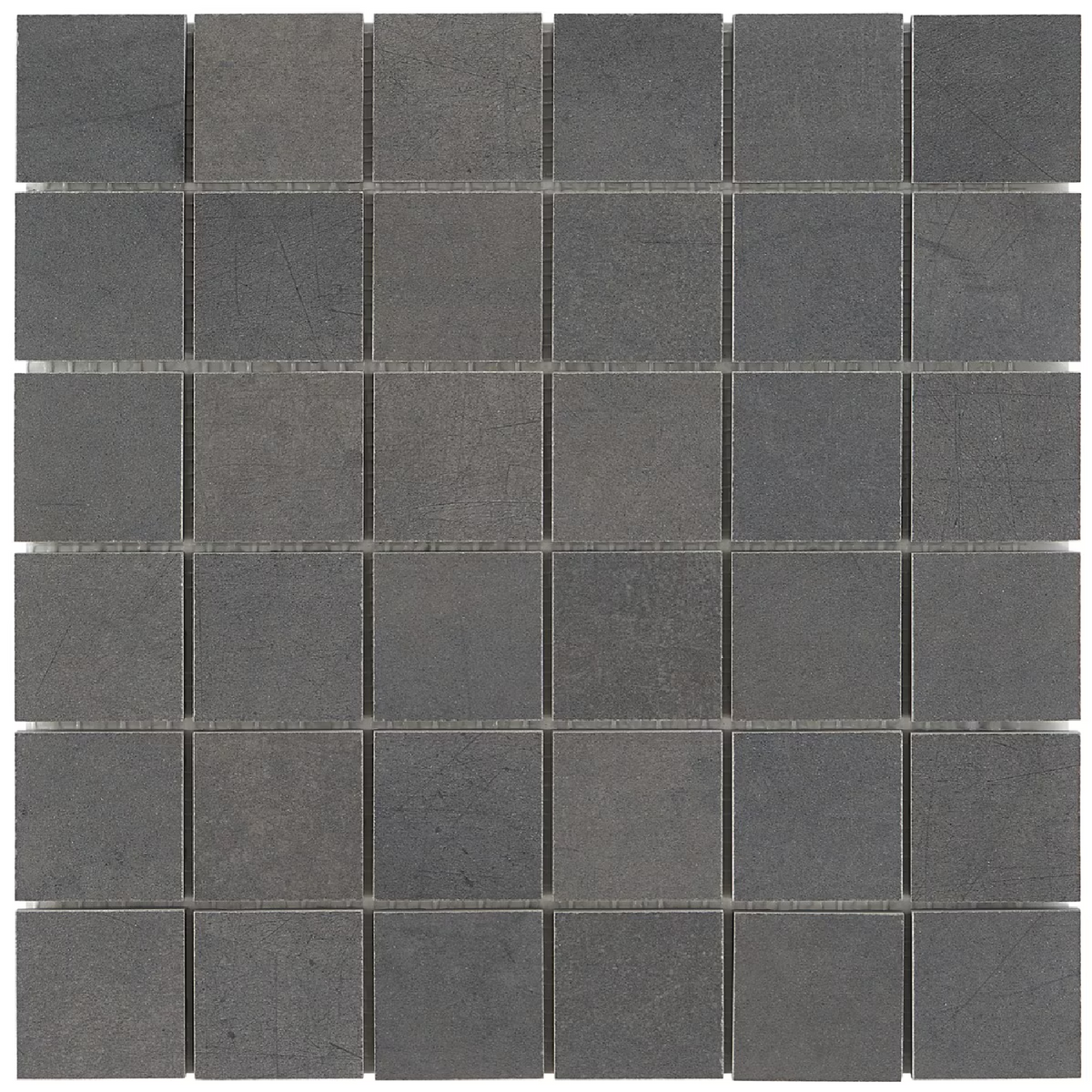 Bond Venom Black Charcoal 2x2 Matte Porcelain Mosaic Tile