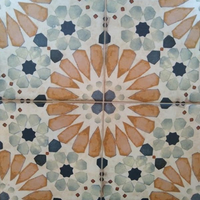 Bordeaux Jardin Botanique 8 in. x 8 in. Matte Glazed Porcelain Floor and Wall Tile (5.60 sq. ft./Case)