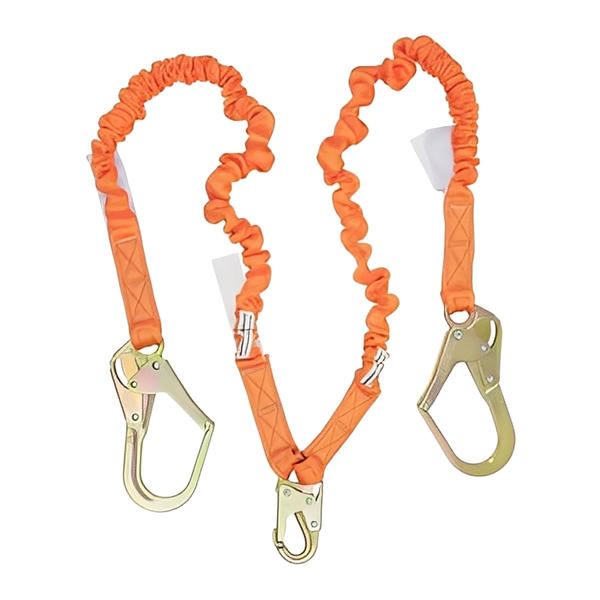 4.5 ft - 6 ft Double Leg Stretch Internal Lanyard Hooks - All Sizes image 2