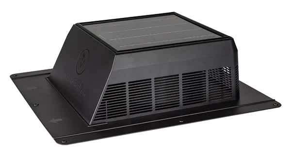 Canada Go Green 4 Seasons Solar Powered Vent Black 21" x 19" 10W
