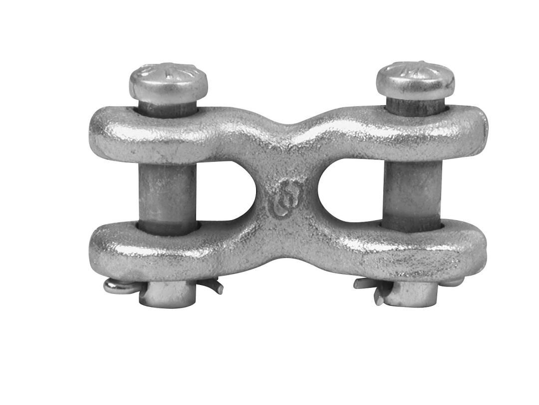Campbell Zinc-Plated Forged Steel Double Clevis, 3900 lb, 2-1/2 in. Length