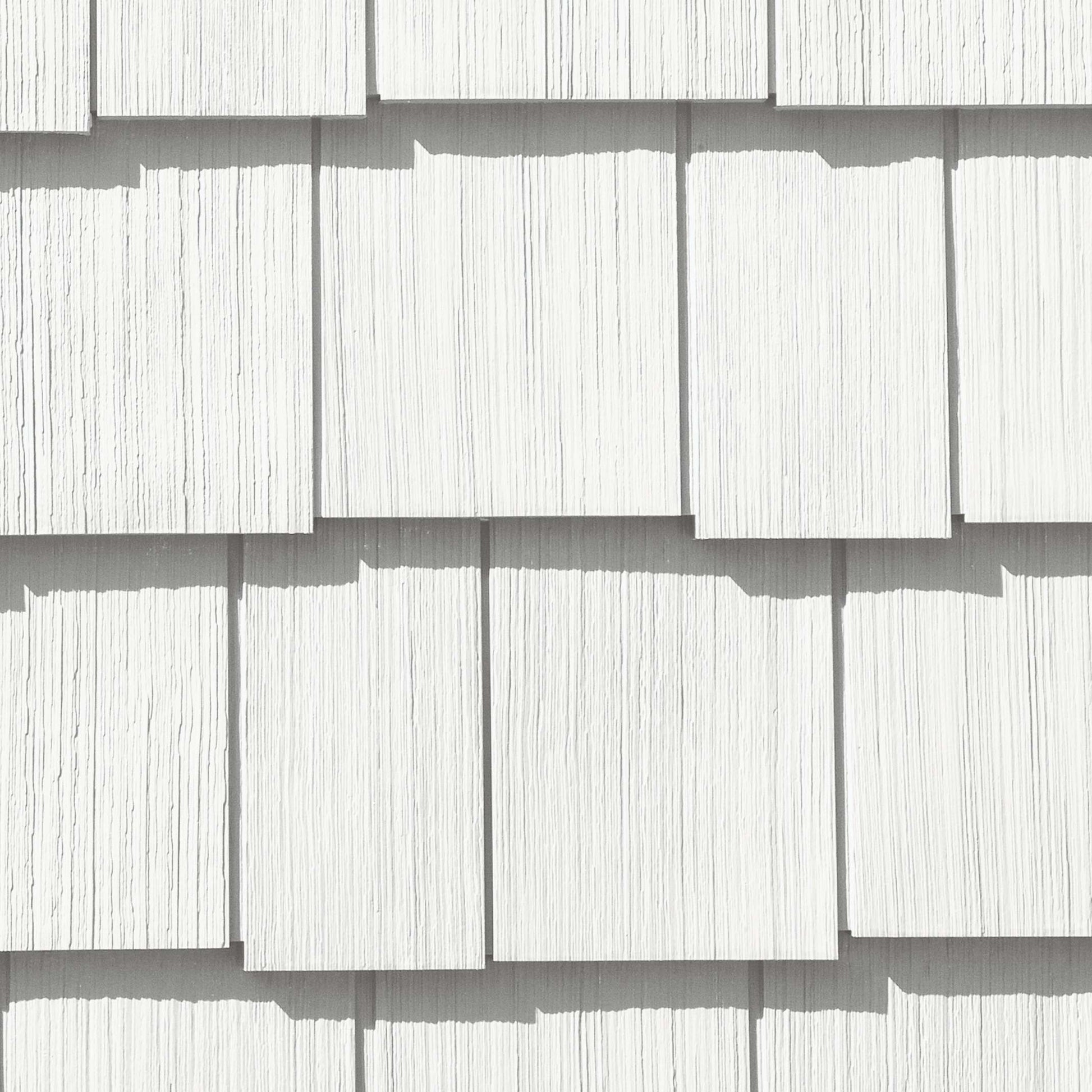 CertainTeed Cedar Impressions D7 Staggered Perfection Shingle Vinyl Siding Colonial White