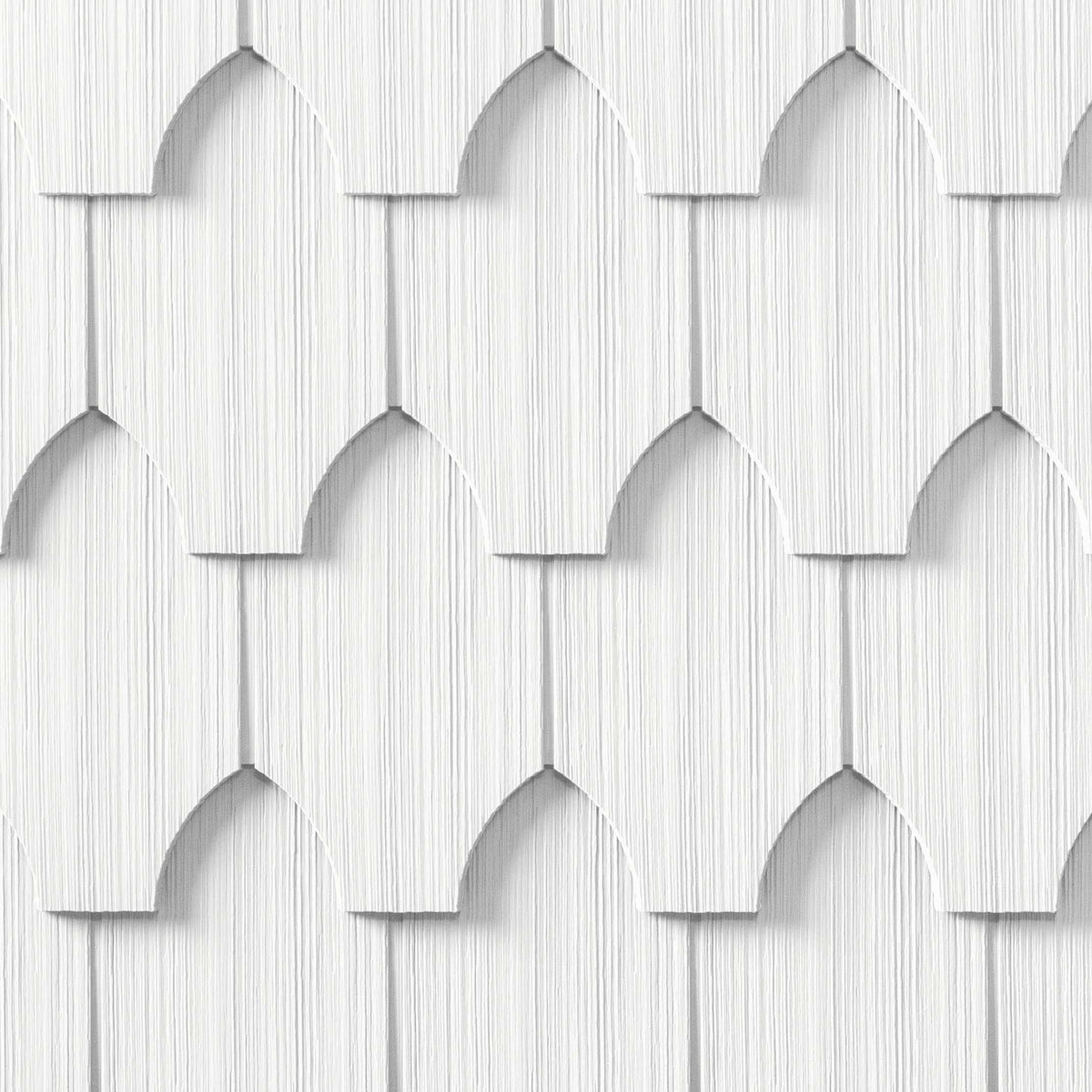 CertainTeed Cedar Impressions S613 Half Cove Perfections Colonial White 42"