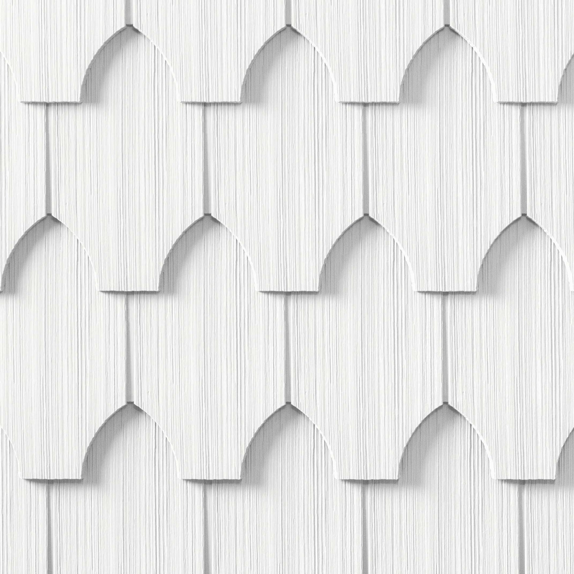 CertainTeed Cedar Impressions S613 Half Cove Perfections Colonial White 42"