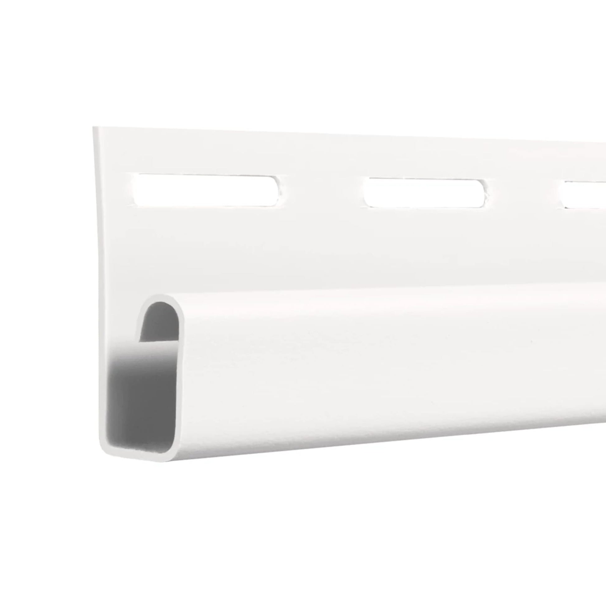CertainTeed Vinyl Pocket J-Channel Colonial White