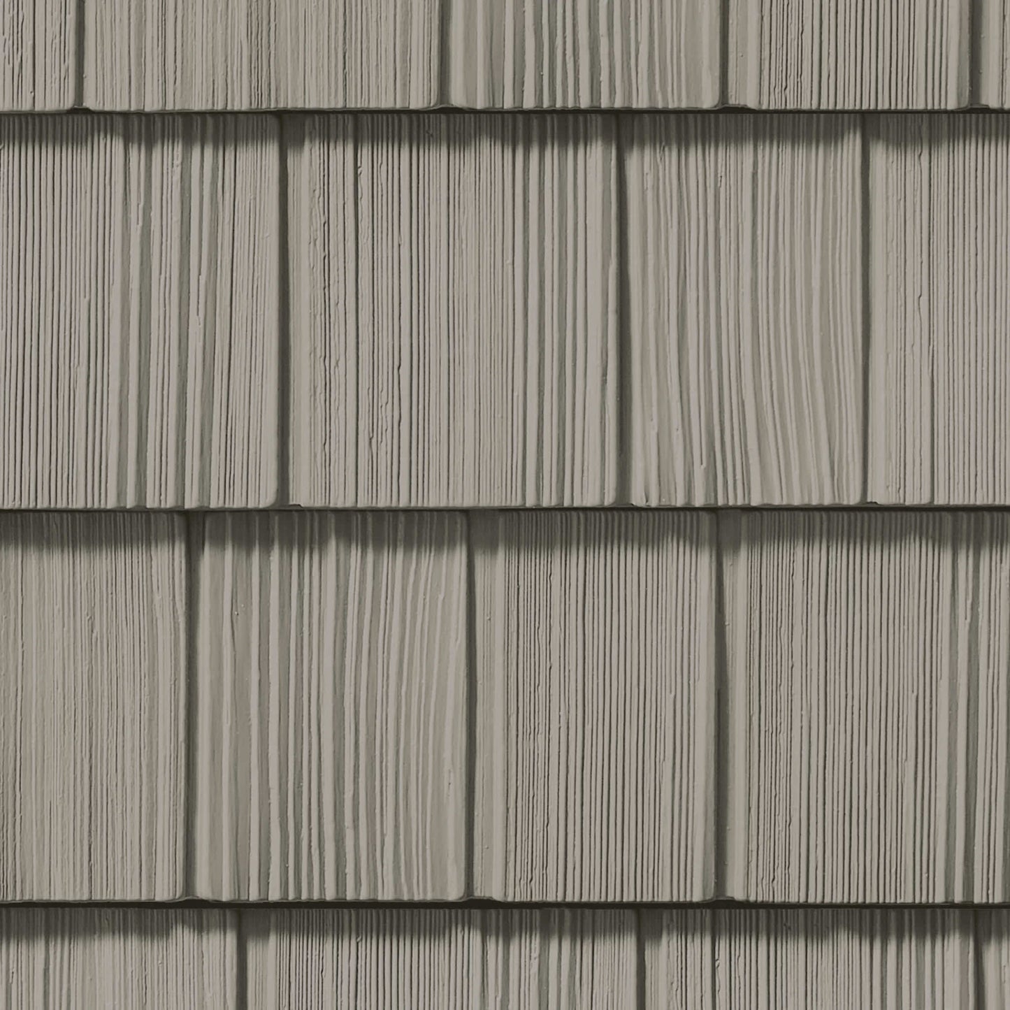 CertainTeed Northwoods S7 Straight Edge Rough Split Shake Vinyl Siding Granite Gray