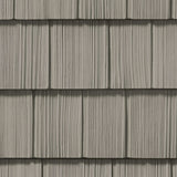 CertainTeed Northwoods S7 Straight Edge Rough Split Shake Vinyl Siding Granite Gray