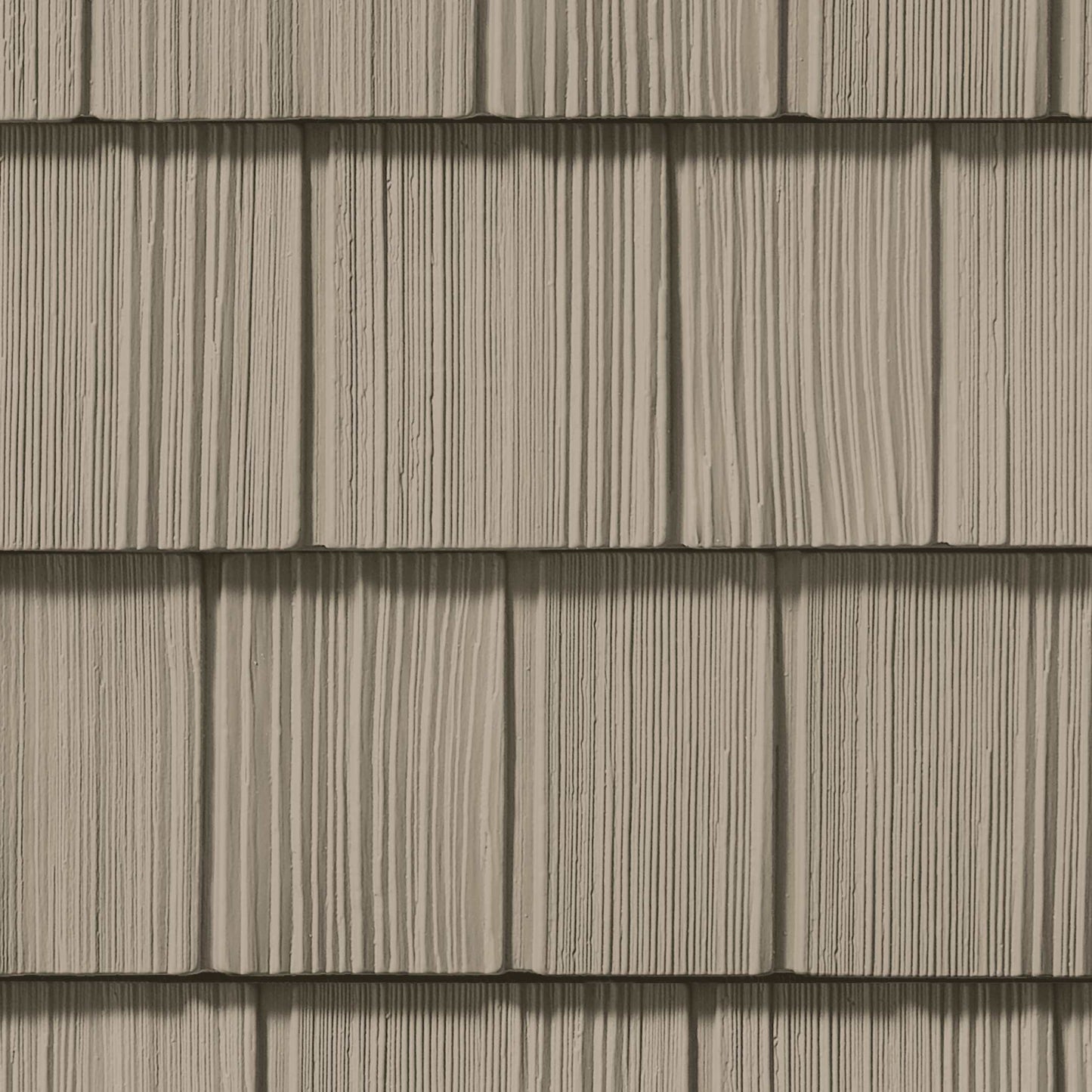 CertainTeed Northwoods S7 Straight Edge Rough Split Shake Vinyl Siding Natural Clay