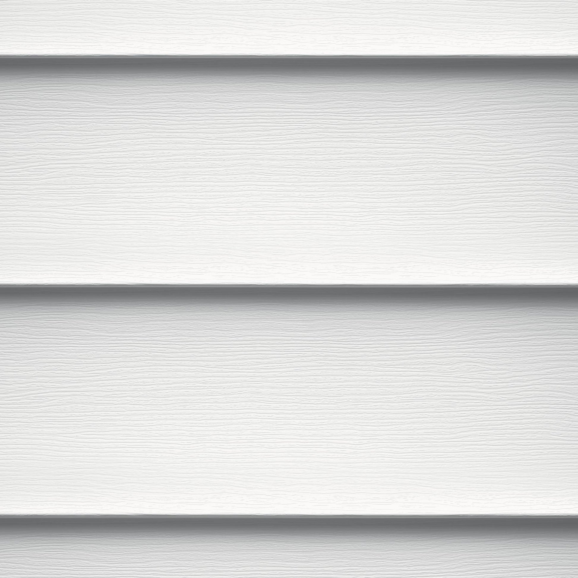 CertainTeed CERTAplank Woodgrain Reinforced S7 Vinyl Siding Colonial White